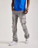 Smoke Rise Utility Pocket Cargo Denim Jeans