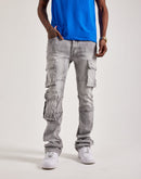 Smoke Rise Utility Pocket Cargo Denim Jeans