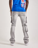 Smoke Rise Utility Pocket Cargo Denim Jeans