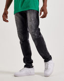 Smoke Rise Distressed Grunge Slim Denim Jeans