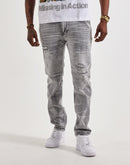 Smoke Rise Slim Distressed Denim Jeans