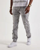 Smoke Rise Slim Distressed Denim Jeans