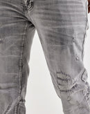 Smoke Rise Slim Distressed Denim Jeans