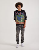 Smoke Rise Distressed Slim Denim Jeans