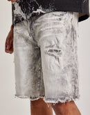 Smoke Rise Distressed Denim Shorts