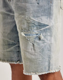 Smoke Rise Distressed Denim Shorts