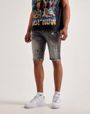Smoke Rise Distressed Denim Shorts