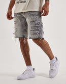 Smoke Rise Distressed Denim Shorts