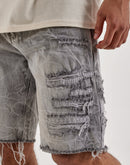 Smoke Rise Distressed Denim Shorts