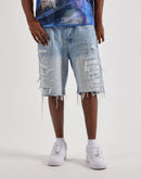 Smoke Rise Distressed Denim Shorts