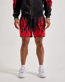 Smoke Rise Flame Fleece Shorts