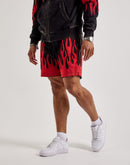 Smoke Rise Flame Fleece Shorts