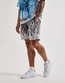 Smoke Rise Flame Fleece Shorts