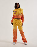 Smoke Rise Full-Zip Dip-Dye Fleece Hoodie