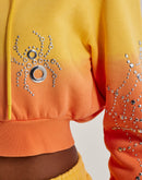 Smoke Rise Full-Zip Dip-Dye Fleece Hoodie