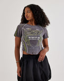 Smoke Rise Fitted Ribbed Tee