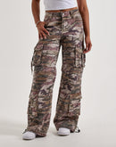Smoke Rise High-Rise Wide-Leg Cargo Pants