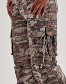 Smoke Rise High-Rise Wide-Leg Cargo Pants