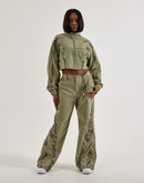 Smoke Rise Wide-Leg Nylon Pants
