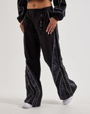 Smoke Rise Wide-Leg Nylon Pants