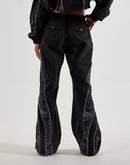 Smoke Rise Wide-Leg Nylon Pants