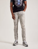 Smoke Rise Vintage Washed Distressed Slim Denim Jeans