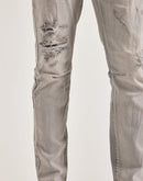 Smoke Rise Vintage Washed Distressed Slim Denim Jeans