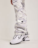 Smoke Rise High-Rise Stacked Nylon Cargo Pants