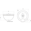 Prism Hardscapes - Sorrento Round Concrete Fire and Water Bowl PH-444-FWB