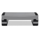 35 Inch Aerobic Cardio Adjustable Exercise Stepper With Risers