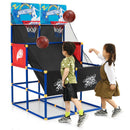 Kids Arcade Basketball Game Set With 4 Basketballs and Ball Pump