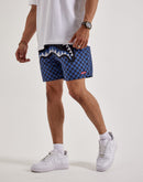 Sprayground Midnight Magic Sharks In Paris Swim Shorts
