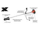 ECHO SRM-2620U Brush Cutter U-Handle 25.4cc Engine CLOSEOUT
