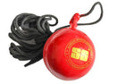 SS Hanging Ball for Cricket Bat Knocking and Practice with Reaction String (Embossed Seam)