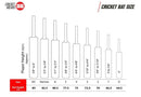 SS Super Power Kashmir Willow Leather Ball Cricket Bat Adult Size - Short Handle (Cover Included)