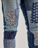 Embellish Nyc Patchwork Denim Jeans