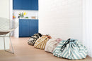 Stripes Mustard Toy Storage Bag