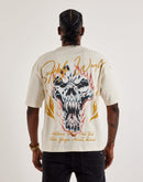 GFTD LA Barbed Heart Flames Tee