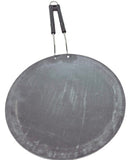 TABAKH Concave Iron Tawa 10" with Strong Handle
