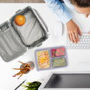 Insulated Lunch Bag - White Marble