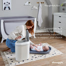 Eco-Touch Nappy Bin Diaper Pail - White