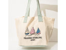 Sport Sail Boats Tote Bag - Cream/Mint