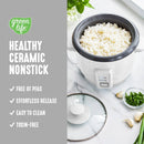 1.5qt Rice Cooker - White