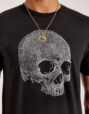 LA Pop Art Word Art Dead Inside Skull Tee