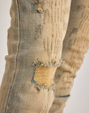 THRT Victor Stacked Flared Denim Jeans