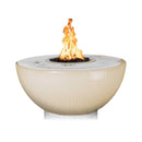 The Outdoor Plus - 38” Sedona Round Concrete Fire & Water Bowl w/ 360 Spill OPT-38FW360