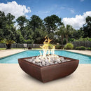 The Outdoor Plus - Avalon Square Concrete Fire Pit Bowl OPT-AVLFO