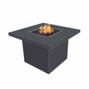 The Outdoor Plus - Bella Collection Powder Coat Square Fire Pit Table