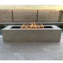 The Outdoor Plus - Cabo Linear Rectangle Concrete Fire Pit Table OPT-CBLN