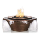 The Outdoor Plus - Cazo Round Hammered Copper Fire & Water with 360° Spill OPT-FW360